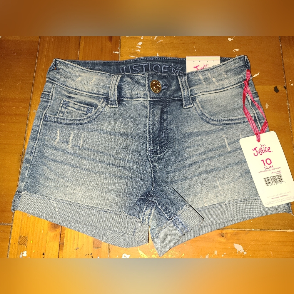Justice kids girls shirts Size 10 slim
